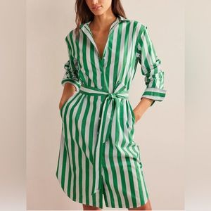 Boden Relaxed Cotton Shirt Dress